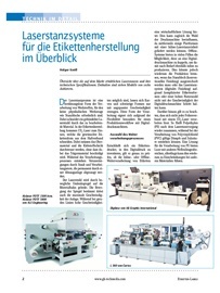 Lasterstanzen, CO2-Laser, Digitaldruck, Etiketten, Weiterverarbeitung