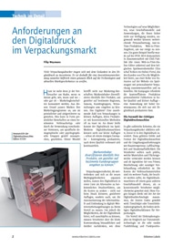 Anforderungen an den Digitaldruck im Verpackungsmarkt