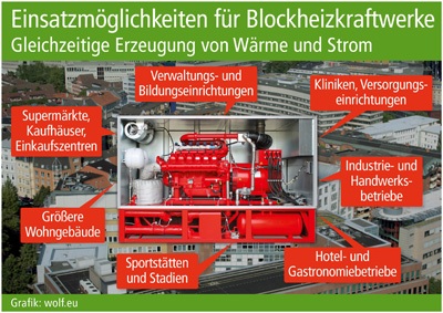 Wolf Blockheizkraftwerk