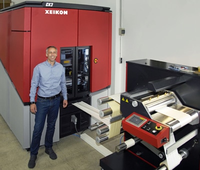 Xeikon CX3 bei OM Klebetechnik