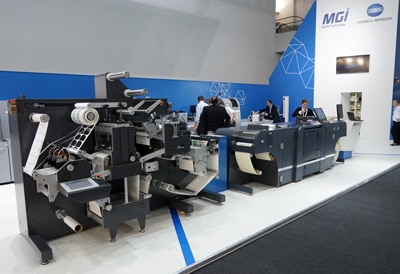 Konica Minolta Labelexpo-Stand