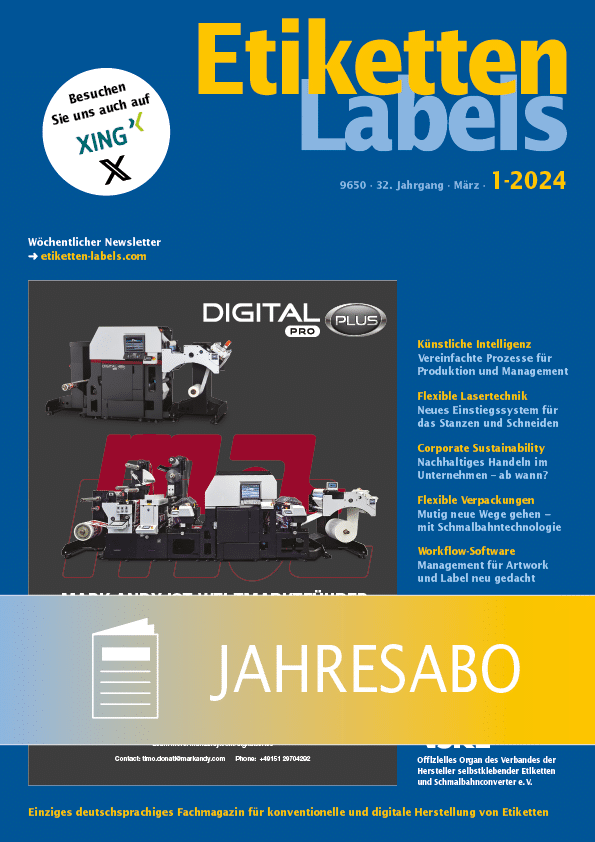 Produkt: Etiketten-Labels Jahresabo Print