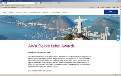 AWA Website Anmeldung Award