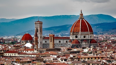 Blick auf Florenz