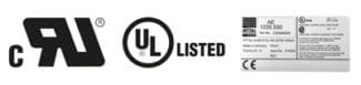 Auf Wunsch kann Garreis UL-zertifizierten Etiketten für seine Kunden bedrucken