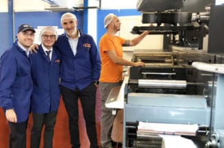 Die neue Nilpeter High-Build-Inkjet-Lackeinheit sorgt bei Nuceria in Italien für neue Veredelungsmöglichkeiten