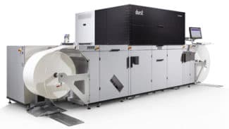 Die Chromos GmbH in Augsburg hat den Servicebereich rund um digitale Drucksysteme wie die Durst Tau RSCi personell ausgebaut. (Quelle: Durst)
