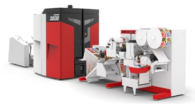 Die neue Xeikon 3030 mit GM-Fnishing eröffnet dem Unternehmen und seinen Kunden neue Möglichkeiten (Quelle: Xeikon)