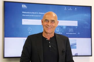 CEO Dr. Michael Proeller bei der Vorstellung des E+L-Webshops (Quelle: E+L)