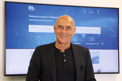 CEO Dr. Michael Proeller bei der Vorstellung des E+L-Webshops (Quelle: E+L)