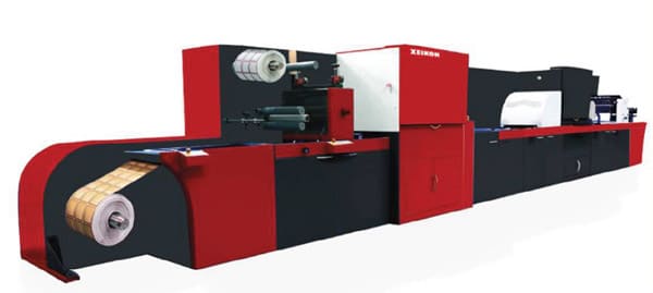 Die neue Xeikon FEU dient der Veredelung hochwertiger Etiketten (Quelle: Xeikon)