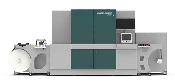 Der PicoJet 330 ist ein digitales UV-Inkjet-Drucksystem mit einer Geschwindigkeit von bis zu 75 m pro Minute (Quelle: Dantex)