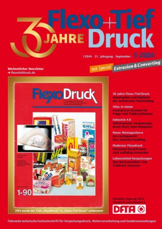 Jetzt erschienen - die Jubiläumsausgabe von Flexo+Tief-Druck