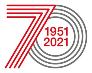Das zum 70sten geschaffene Logo wird das Jubiläumsjahr begleiten (Quelle: Schreiner Group)