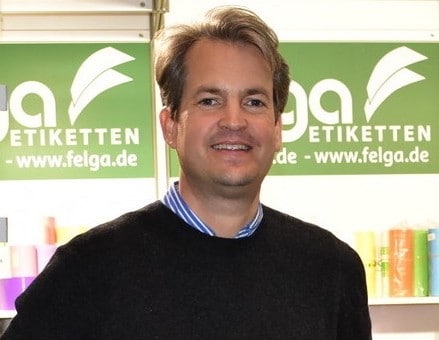 Philip Grimm, Geschäftsführer, Felga Etiketten, Bad Zwischenahn