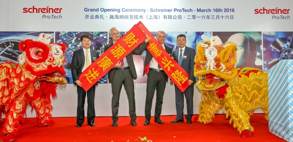 Fünf Jahre Schreiner Group in China: Mittlerweile ist das Unternehmen auf 24 Mitarbeiter gewachsen (Quelle: Schreiner Group)