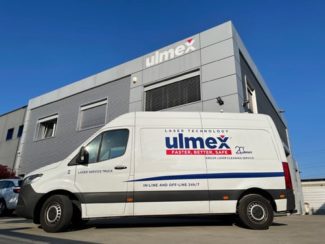 Die mobile und innovative Reinigung von Rasterwalzen für den Flexo- und Tiefdruck mittels Laser zählt zu den Dienstleistungen von Ulmex (Quelle: Ulmex)