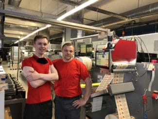 Das EyeC ProofRunner Web wurde bei Spektr in Belarus auf einer Bobst Expert M3 Flexodruckmaschine installiert (Quelle: EyeC)