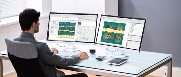 PackZ 7 verspricht Komfort für Multi-Screen-Arbeitsumgebungen (Quelle: Hybrid Software)