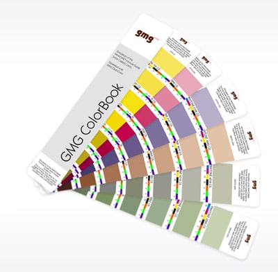 Mit dem GMG ColorBook stellen Digitaldrucker ihren eigenen Fächer her und zeigen damit die individuellen Druckbedingungen (Quelle: GMG)