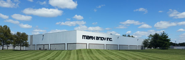 Blick auf das moderne Produktionsgebäude in den USA (Quelle: Mark Andy)