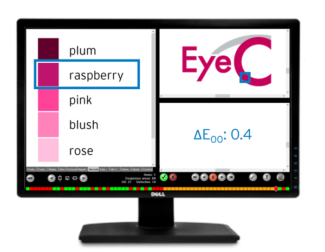 Die EyeC Proofiler Version bietet eine integrierte Farbinspektion