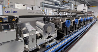 Die bei Faubel in Melsungen installierte Gallus Labelmaster wird vor allem für die Produktion von mehrlagigen Etiketten, auch Multi-Layer Labels genannt, eingesetzt (Quelle: Faubel)