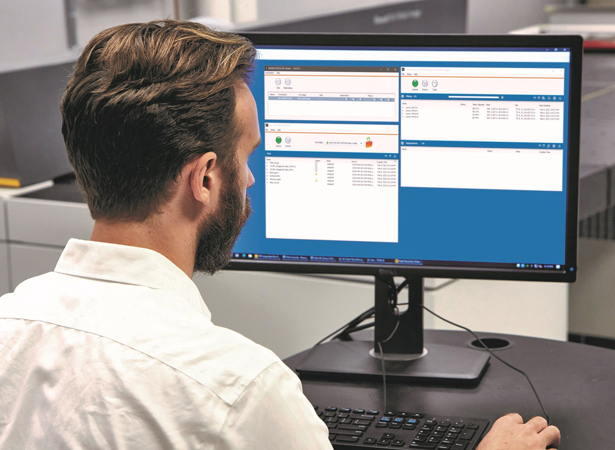 Mit der neuen Flexcel NX Central Software will Miraclon der Produktionsprozess optimieren und Zeit einsparen