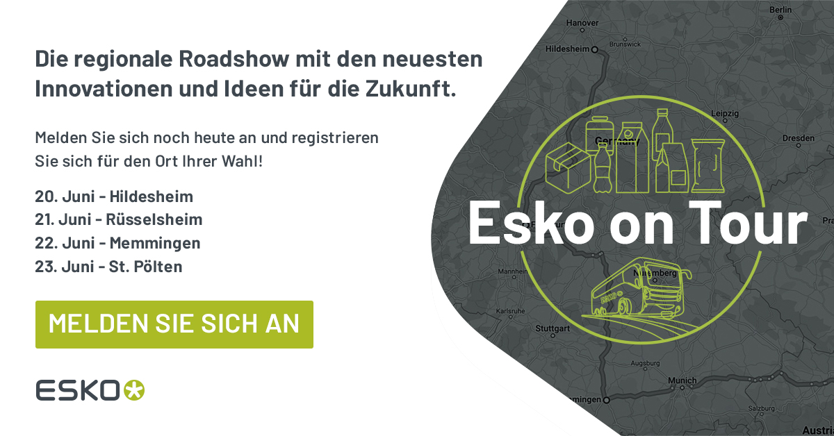 Einladung Roadshow „Esko on Tour“