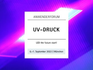 Das große Branchentreffen zum UV-Druck, das Fogra Anwenderforum, findet am 6.-7. September 2022 in München statt.