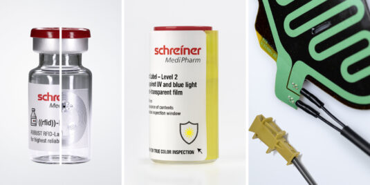Das Robust RFID-Label von Schreiner MediPharm erhielt gleich zwei Auszeichnungen