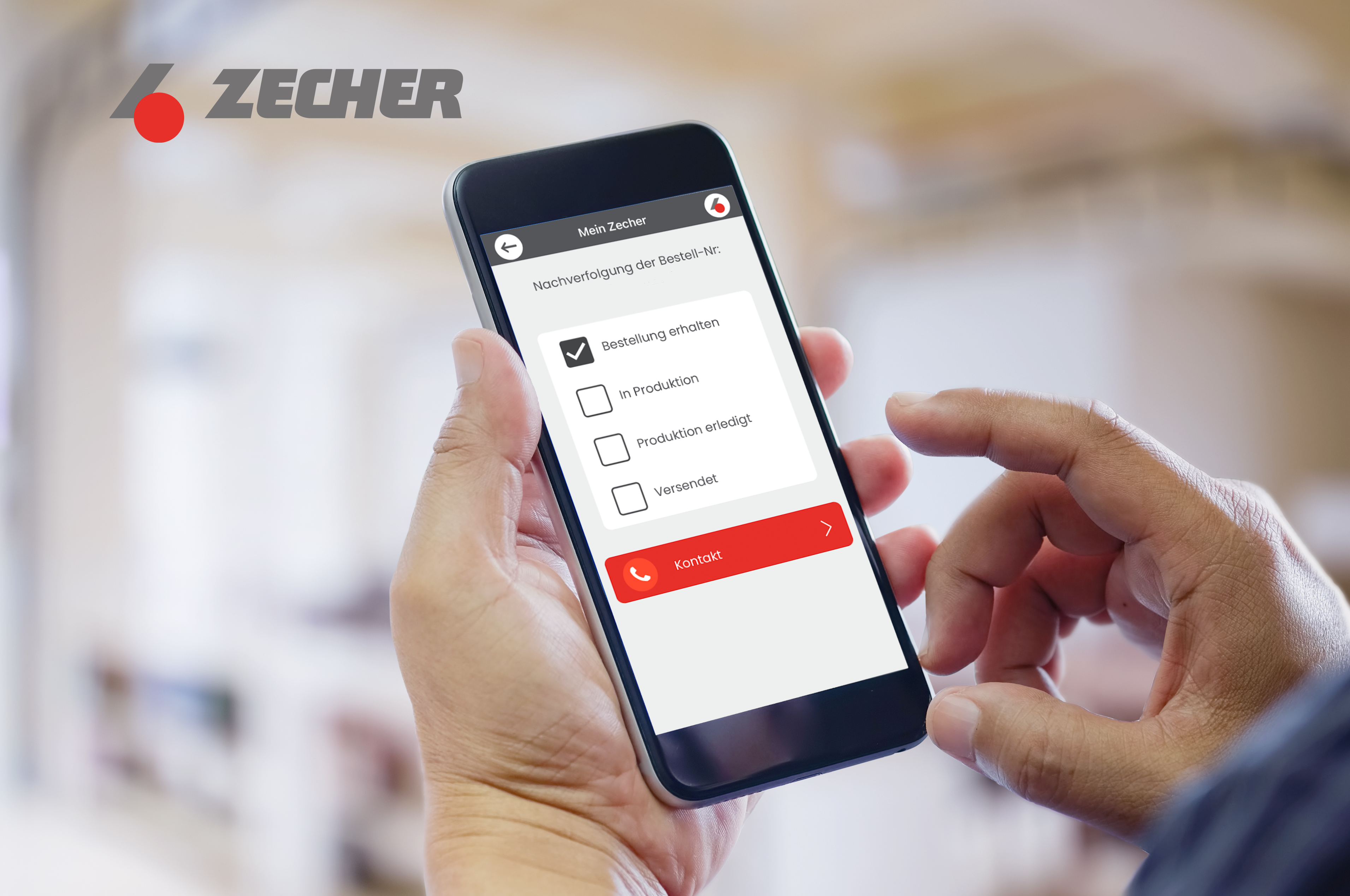 Die Zecher-App bietet die Möglichkeit, extern in die Walzenfertigung zu schauen