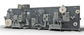 Der neue DC350Flex Fast Label Finisher ist eine der neuen Maschinen von GM auf der Labelexpo Americas (Quelle: GM)