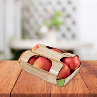 apples in tray