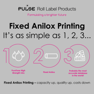 M&M Pulse Roll Labels Fixed Anilox