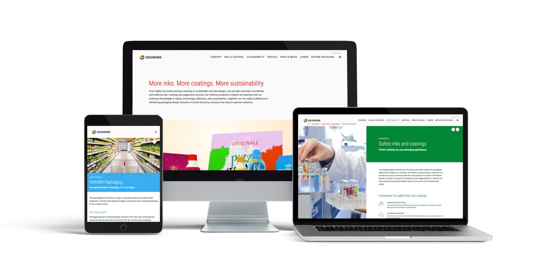 Und Website Neue Siegwerk-Website – neues Konzept und modernes Design | Etiketten ...
