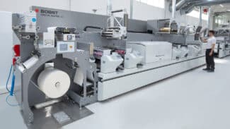 Etikettendruckmaschine Bobst Digital Master