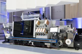 Die Labelexpo markiert das europäische Messedebüt der neuen digitalen Etikettendruckmaschine Gallus One (Quelle: Heidelberg)