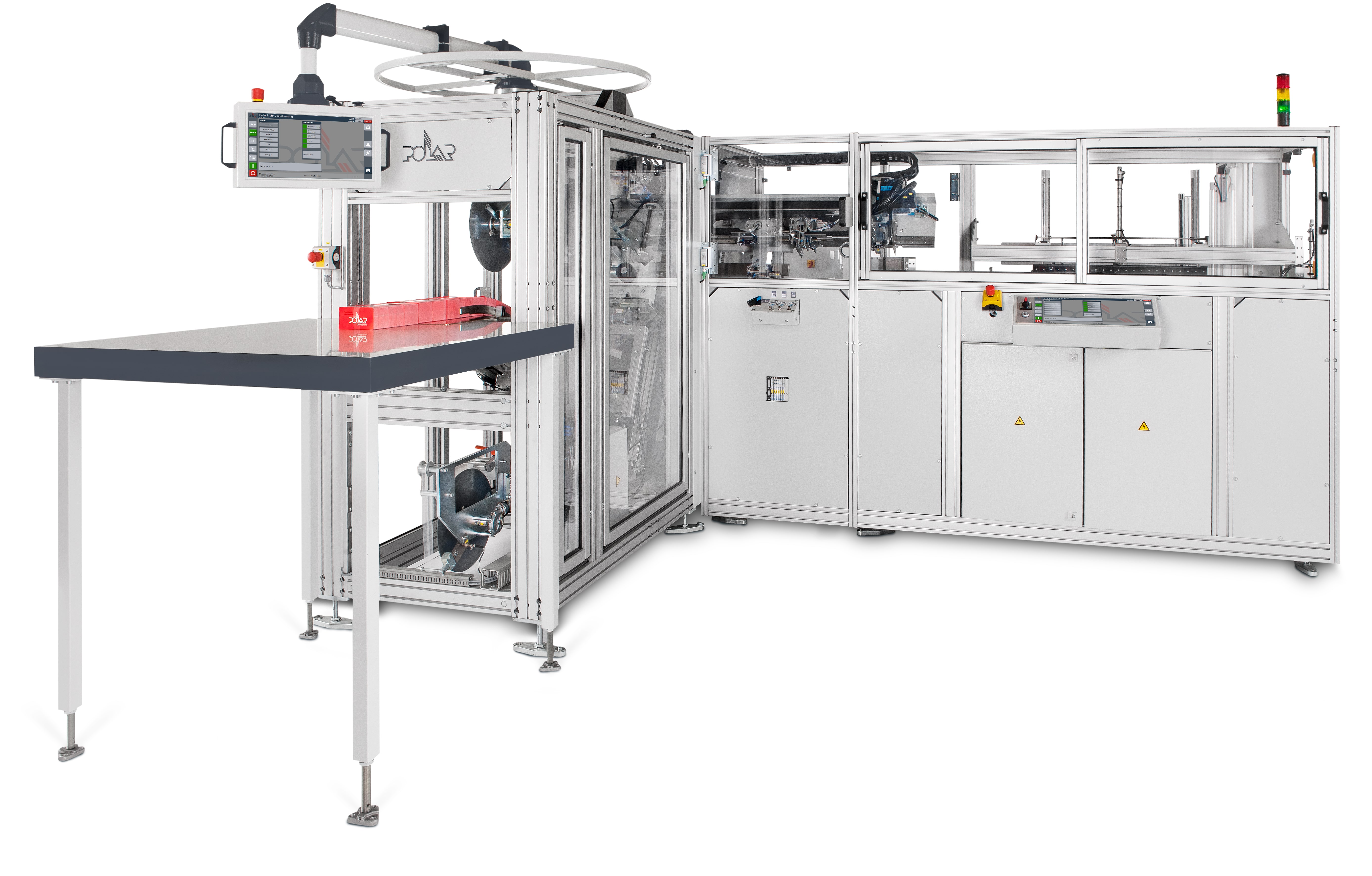 Das LabelSystem DCC-12 ist für die hochautomatisierte Inline-Produktion  gebündelter Stanzetiketten ausgelegt [Quelle: Polar]