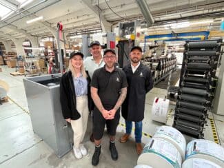 Das Team von Label Apeel setzt auf die Automatisierung mit Maschinen von Martin Automatic und erzielt damit diverse Produktivitätsvorteile (Quelle: Martin Automatic)