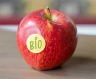 Kompostierbare Etikettenpapiere für Obst