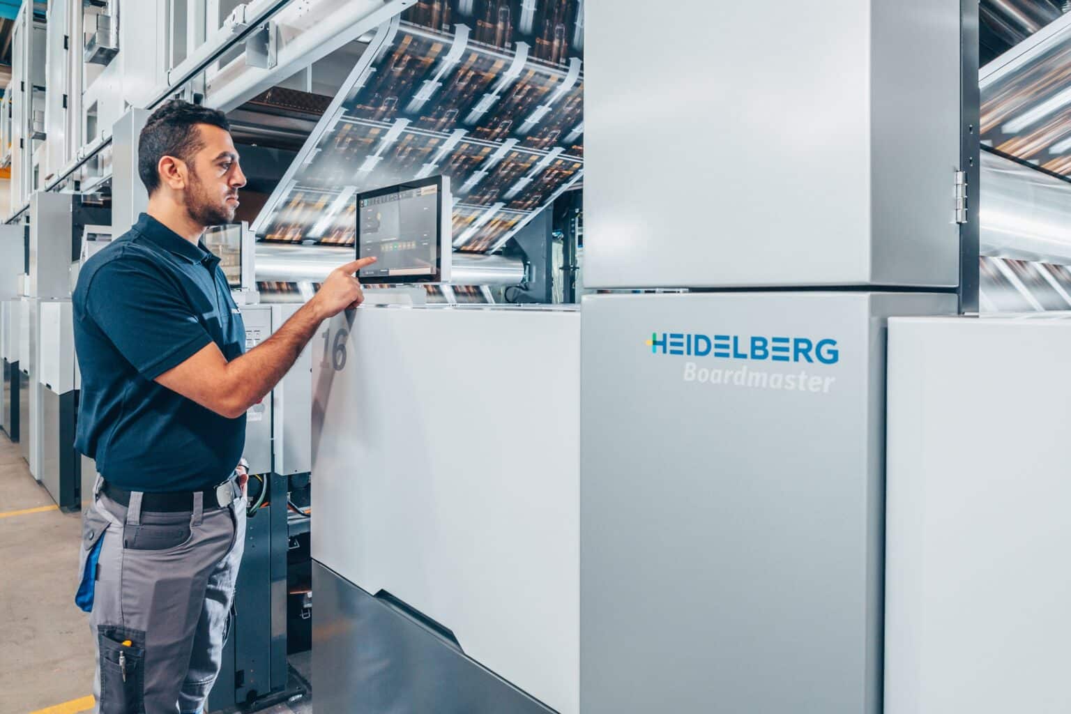 Die Heidelberg Boardmaster ist eine Flexodruckmaschine für die Produktion von Lebensmittel- und Getränkeverpackungen, Lotterielosen oder Faltschachteln (Quelle: Heidelberger Druckmaschinen AG)