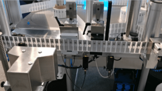 Sensor-Station für die neue RFID-Converting- und Serialisierung (Quelle: Rosas Maschinenbau)