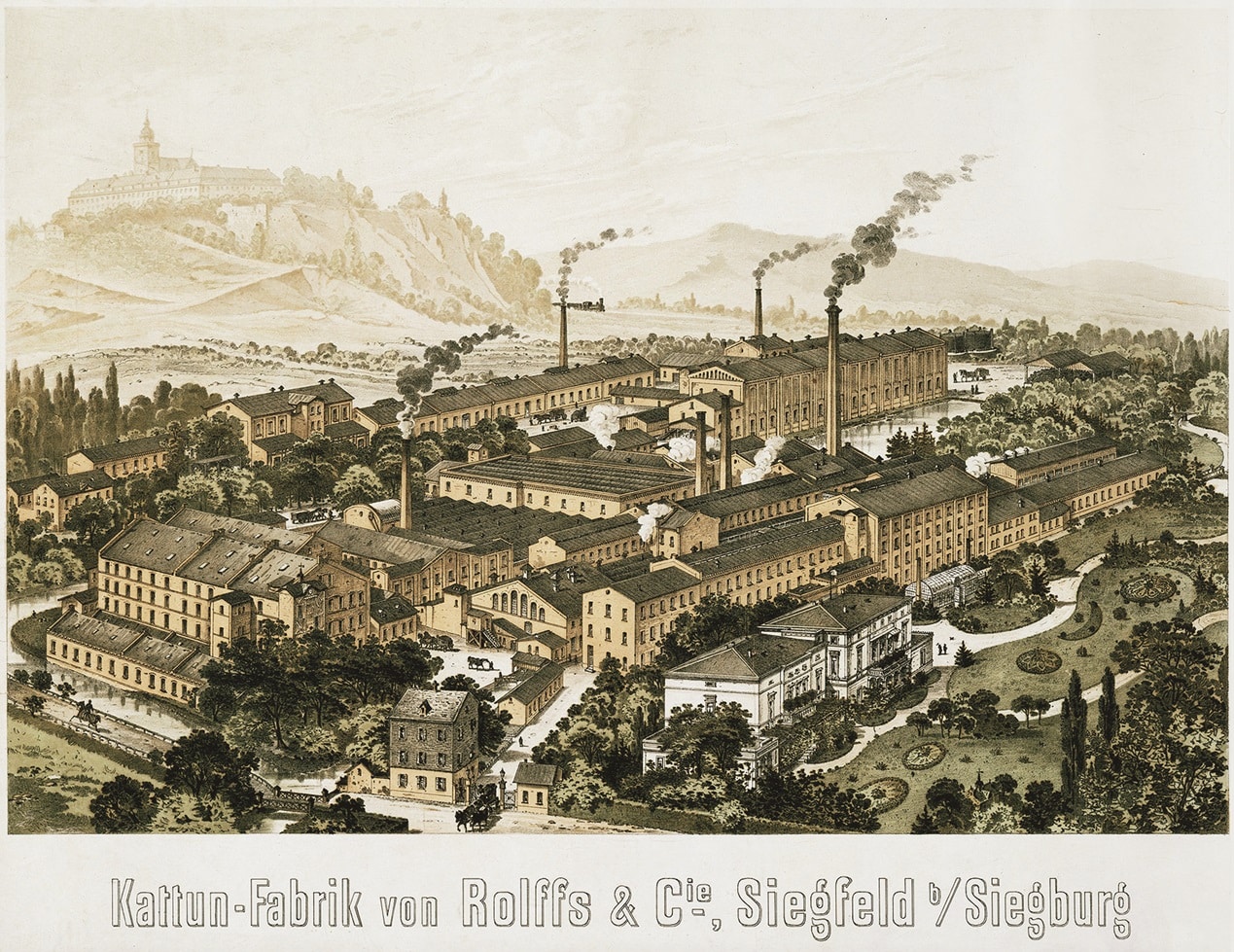 Siegburg ist seit 1844 Heimat von Siegwerk (Quelle: Siegwerk)