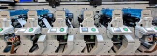 Lombardi-Druckmaschine von Eurolabel mit MaxLED-Aushärtungssystemen von UV Ray (Quelle: UV Ray