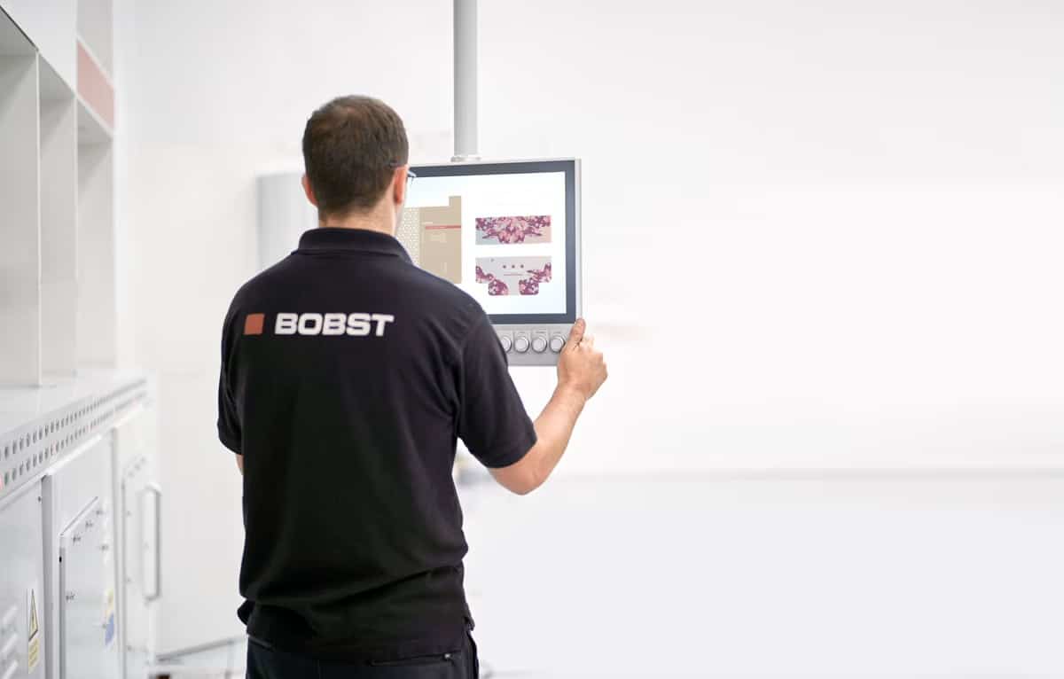 Leichtere Bedienung und höhere Digitalisierung gehören zum Wandel der Druckindustrie und Bobst wird auch hier seine Innovationen präsentieren (Quelle: Bobst)