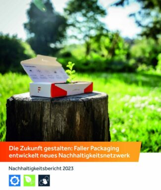 Der Nachhaltigkeitsbericht geht in die 21. Runde und informiert über die vielen Projekte, die Faller Packaging im vergangenen Jahr vorangetrieben hat (Quelle: Faller Packaging)