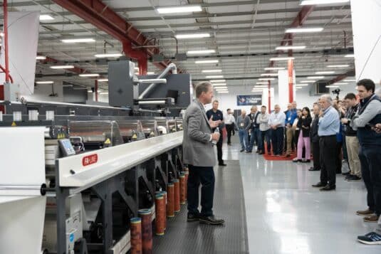 Zur Open house von Nilpeter und Xaar kamen zahlreiche Besucher, um sich die neuesten Technologie präsentieren zu lassen (Quelle: Xaar)