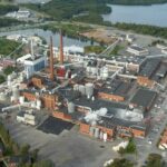 Blick auf das Produktionsgelände von UPM in Tervasaari (Quelle: UPM)