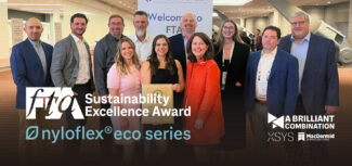 Der FTA Sustainability Excellence Award 2025 würdigt die Nyloflex Eco Serie als nachhaltige Innovation im Bereich der Flexodruckplatten (Quelle: XSYS)